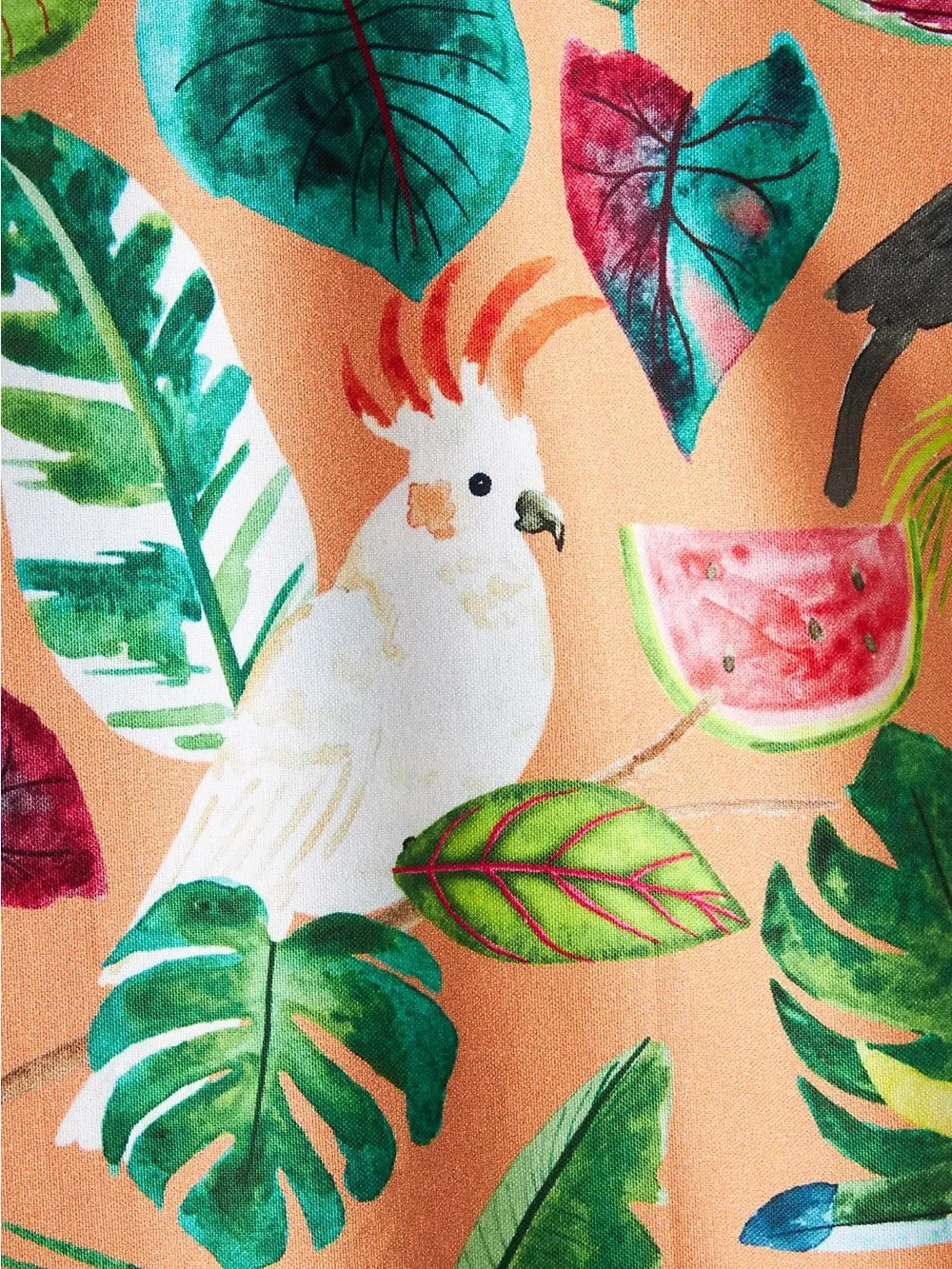 New🌟Anthropologie-Tropical Toucan Dish Towel